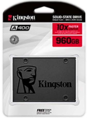 Disco Solido Kingston 960GB A400 SATA3 2.5 SSD al mejor precio